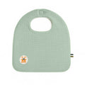 bavoir papate vert en coton bio