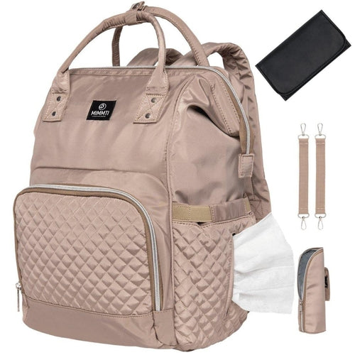 Sac à dos à langer avec compartiment isotherme