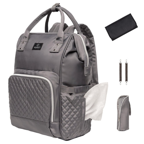 Sac à dos à langer avec compartiment isotherme