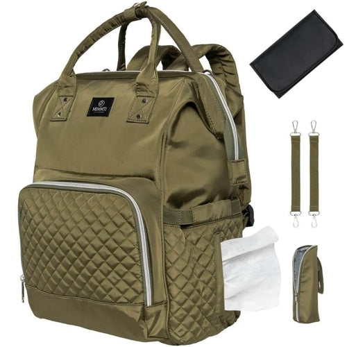 Sac à dos à langer avec compartiment isotherme