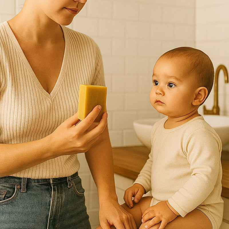 savon au lait anesse bio pour enfants papate